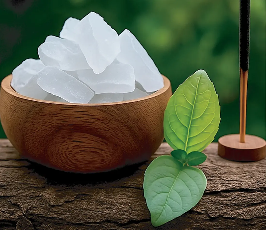 Maharani Camphor and Resin Battis display packaging