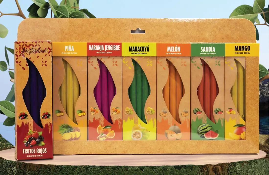Rolling Amsterdam Candy 7 in 1 display packaging